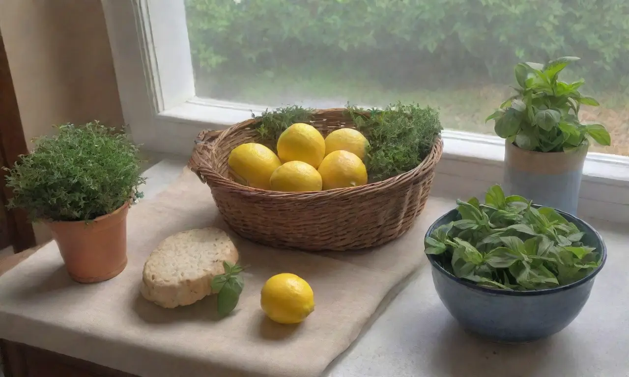 Una cocina serena con luz solar
