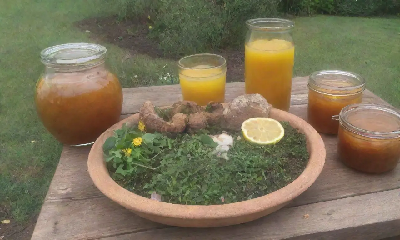 Un acogedor rincón natural con té