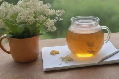 Un ambiente sereno con flores de saúco