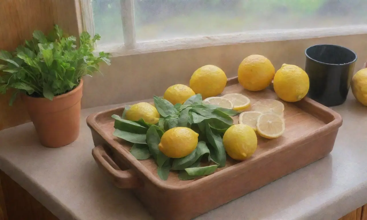 Una cocina acogedora con ingredientes frescos y aromas agradables