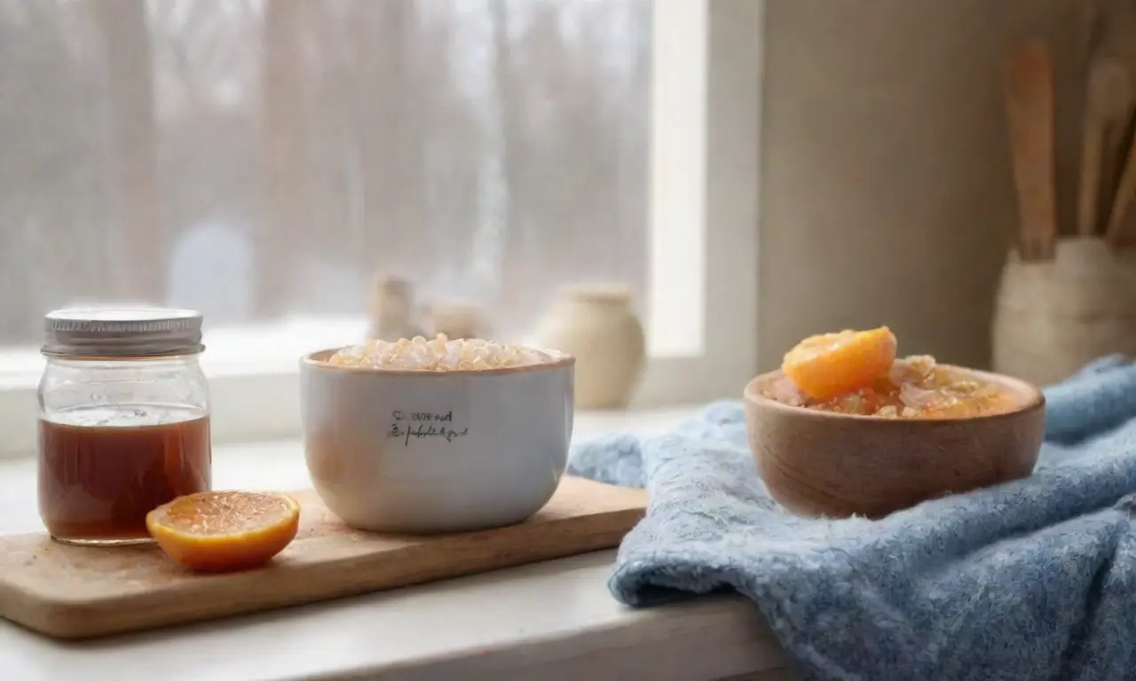 Un ambiente sereno con té, aceites, flores y luz suave