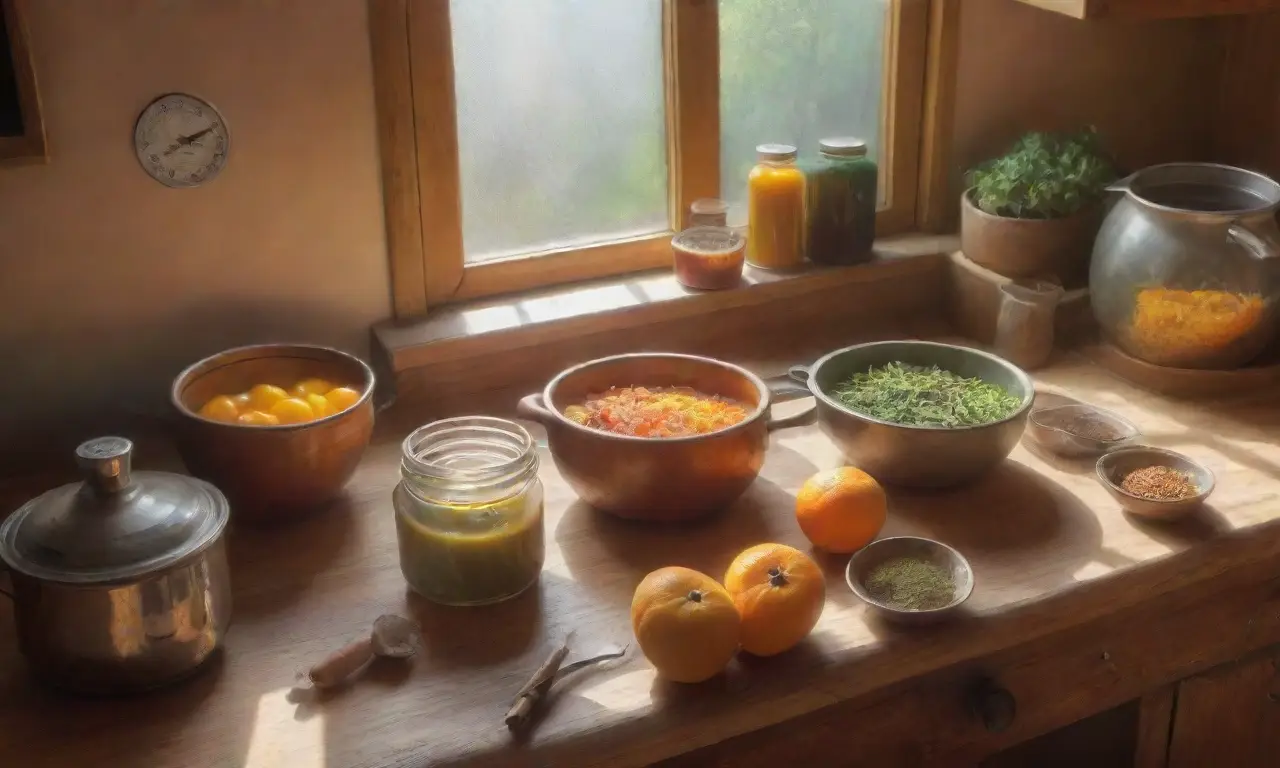 Una acogedora cocina llena de aromas