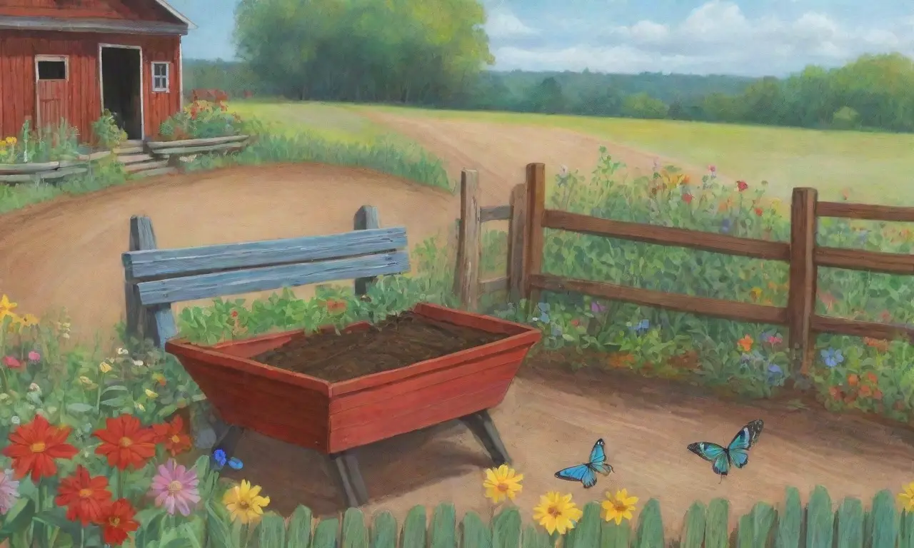 Un jardín vibrante y lleno de vida