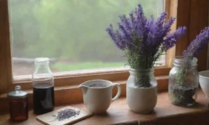 Un ambiente acogedor y tranquilo con lavanda