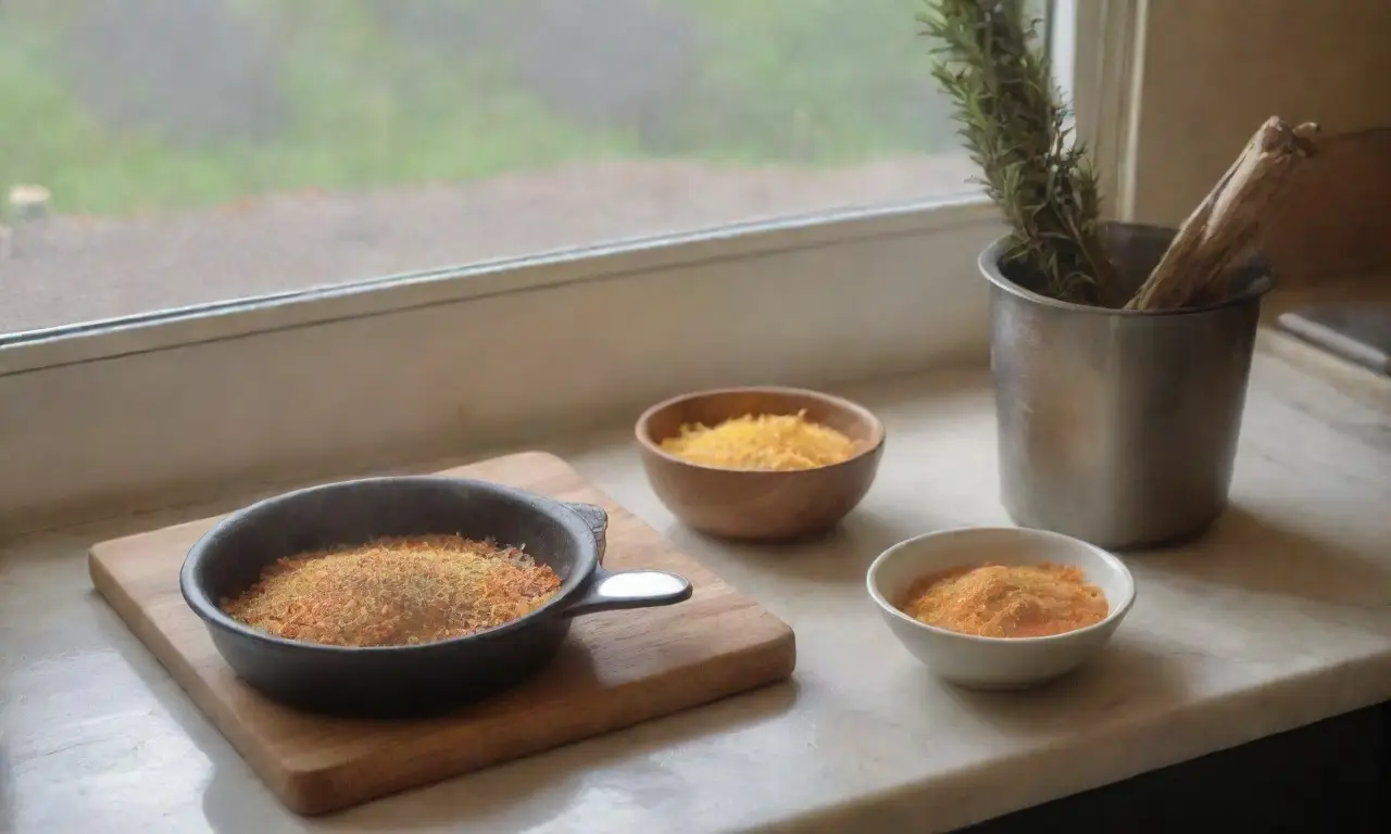 Una cocina vibrante y acogedora, llena de aromas y creatividad