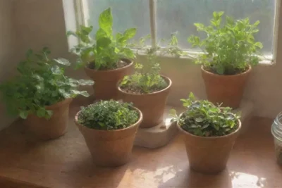 Un rincón acogedor lleno de plantas