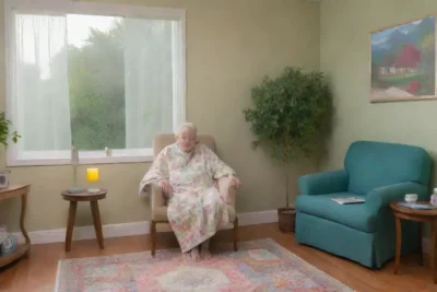 Una habitación serena y acogedora