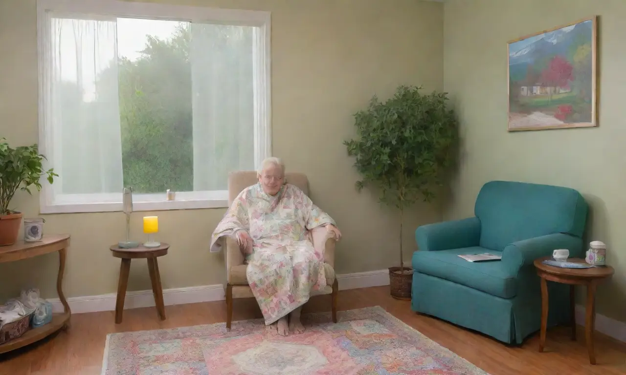 Una habitación serena y acogedora