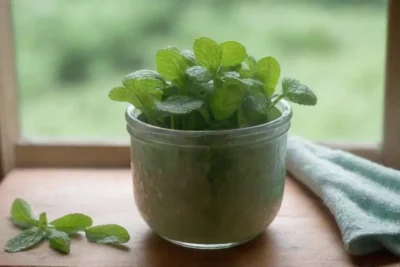 Un rincón acogedor con té de hierbas