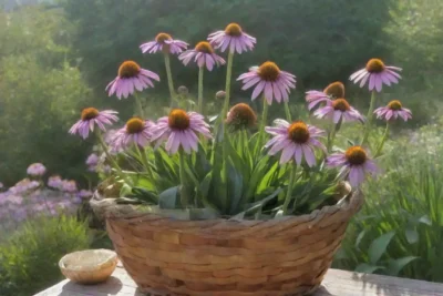 Un vibrante jardín con ajo