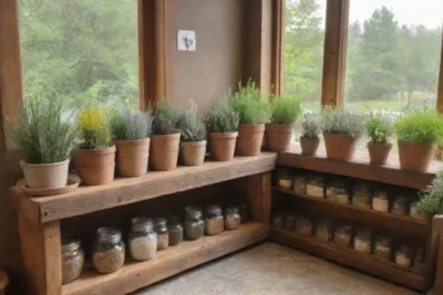 Un rincón acogedor lleno de plantas