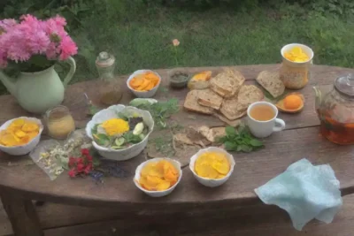 Un ambiente acogedor y sereno con té
