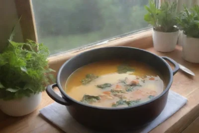Una acogedora cocina rústica llena de aromas y sabores