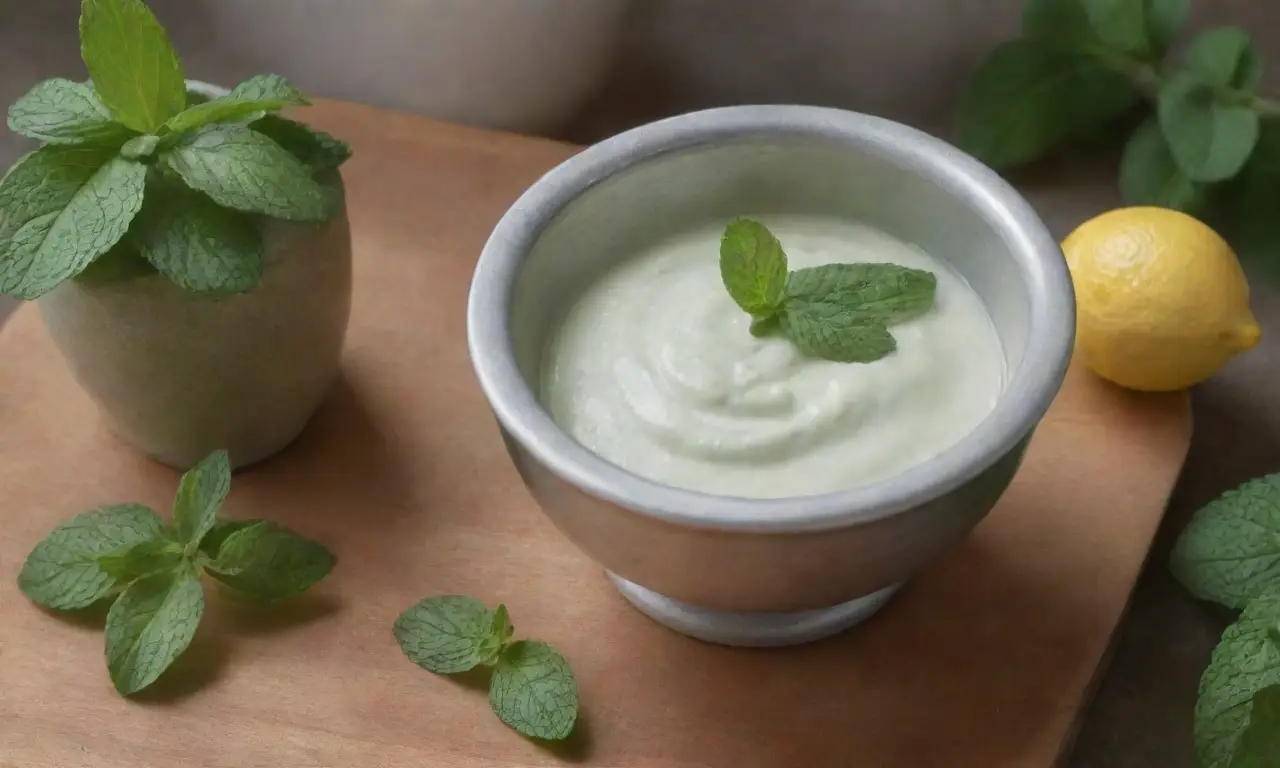 Un ritual refrescante de belleza natural con menta, yogur y limón