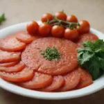 Plato con salsa de tomillo