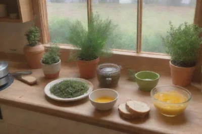 Una cocina acogedora llena de luz