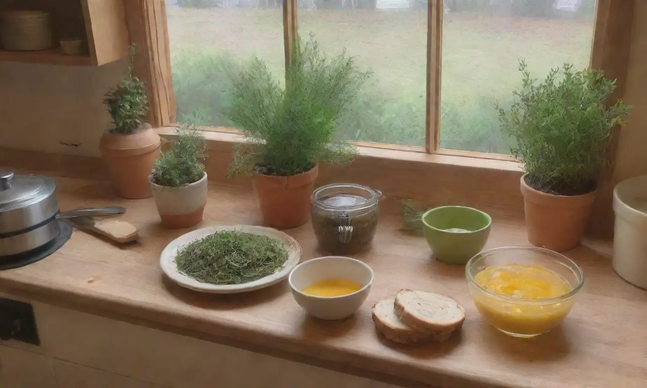 Una cocina acogedora llena de luz
