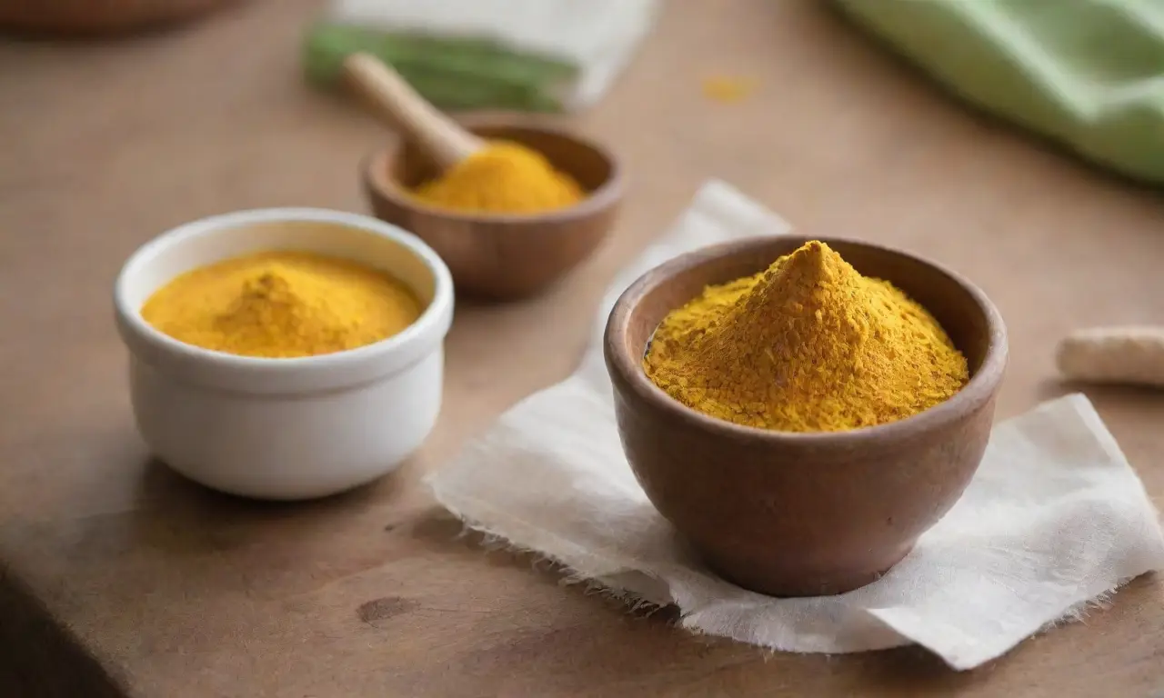 Un acogedor ambiente de cocina con cúrcuma, agua caliente y luz suave
