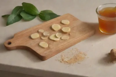 Un acogedor ambiente de cocina con jengibre
