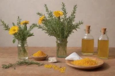 Un ambiente sereno y lujoso con elementos naturales y aromas relajantes