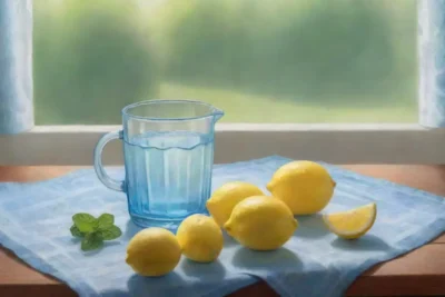 Una cocina serena con agua fresca