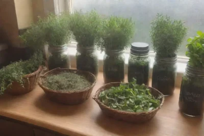 Una cocina vibrante y acogedora