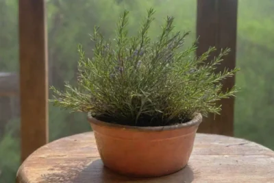 Un acogedor ambiente de cocina con romero