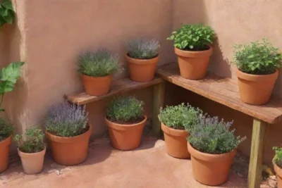 Un rincón sereno con plantas vibrantes y aromas naturales invita a la relajación