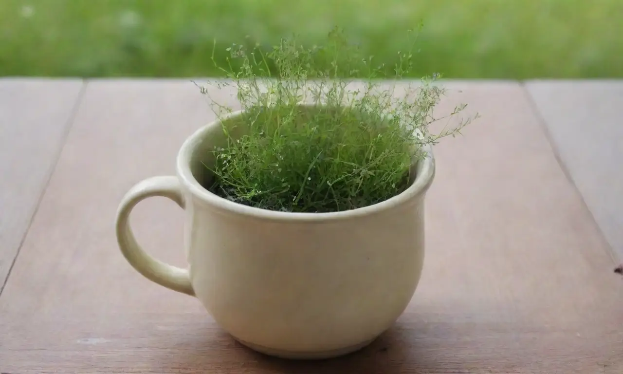 Un rincón acogedor con té