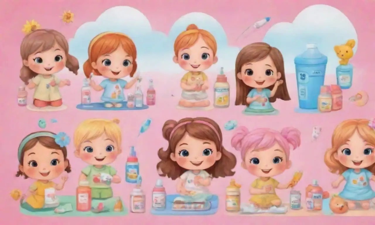 Colores pastel brillantes y personajes divertidos crean un ambiente alegre y educativo