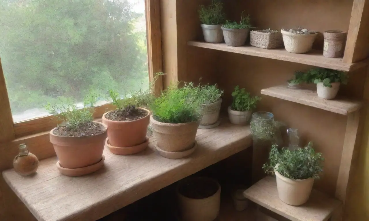 Un rincón acogedor lleno de plantas