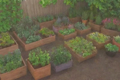 Un jardín vibrante y lleno de vida