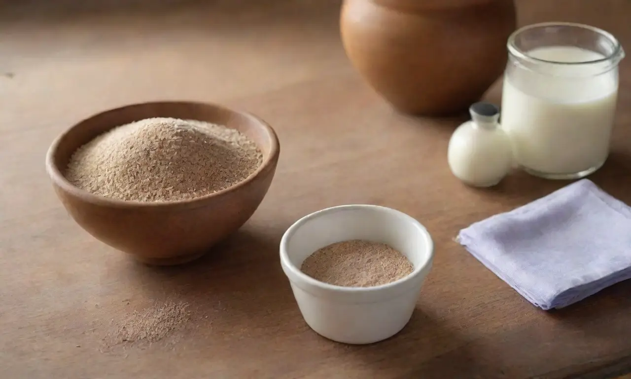 Un ambiente acogedor con harina de linaza, agua caliente y un toque de lavanda
