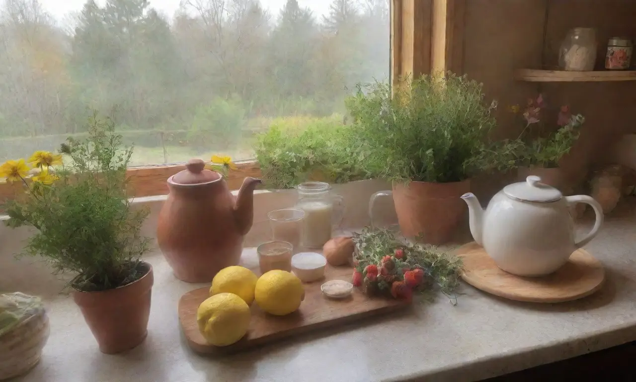 Una cocina vibrante y acogedora llena de luz