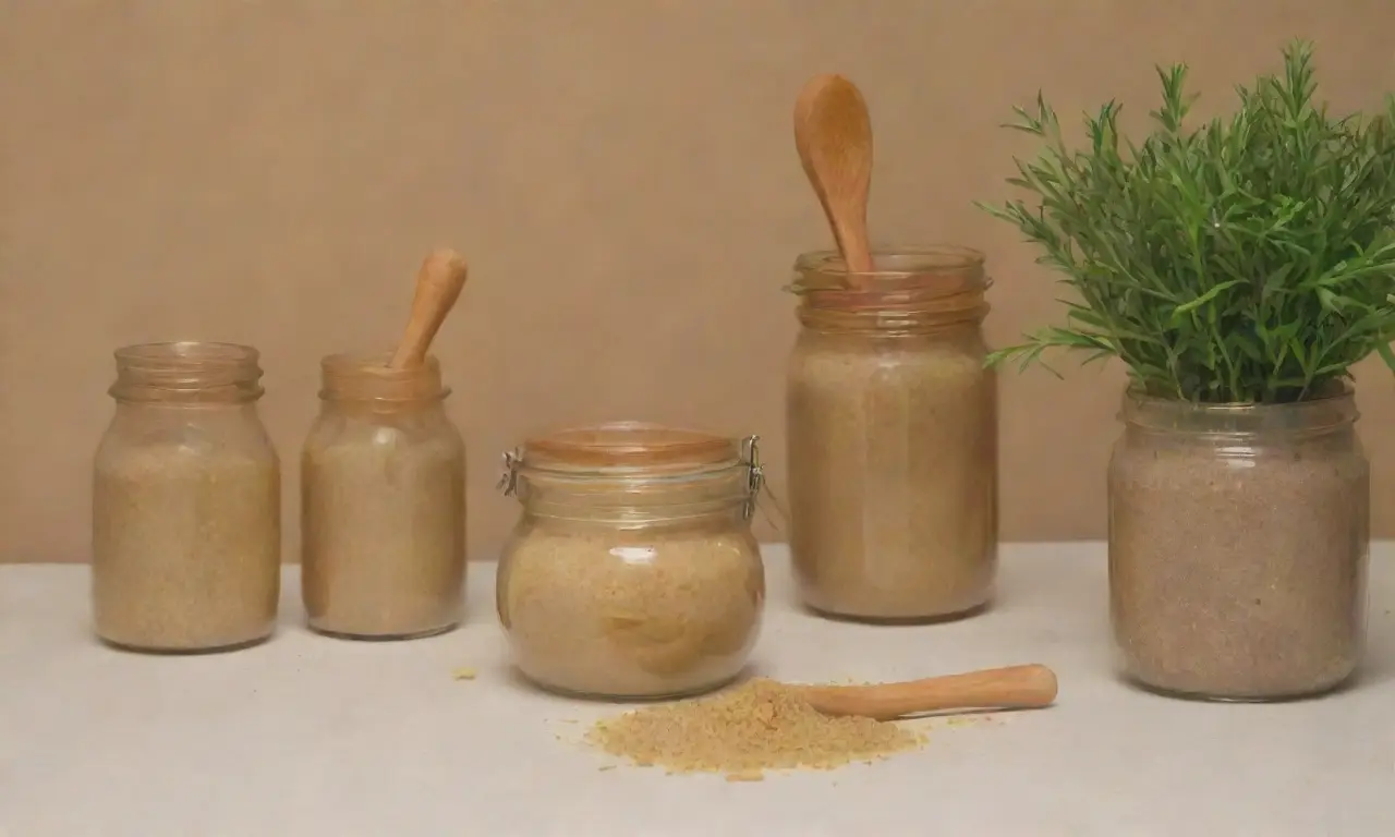 Un acogedor fondo beige con jengibre