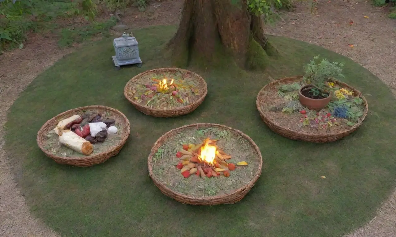 Un ritual ancestral lleno de hierbas