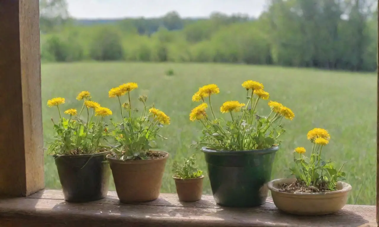 Un campo de diente de león vibrante y sereno refleja la belleza de la naturaleza y la vida