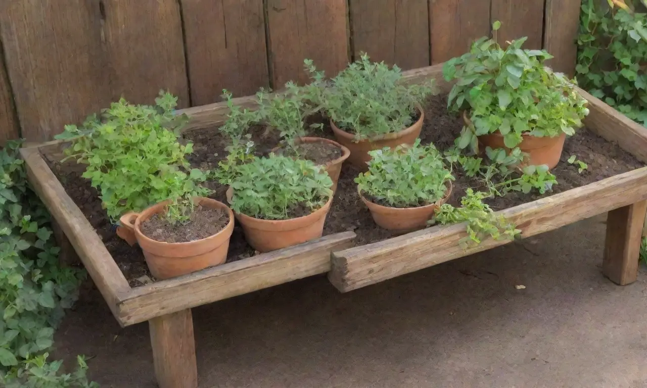 Un jardín vibrante y sereno lleno de plantas