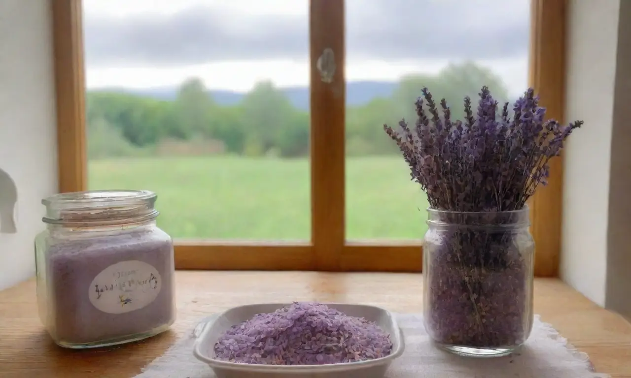 Un sereno paisaje de lavanda invita a la relajación y la tranquilidad