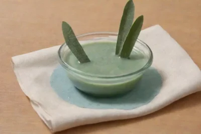 Un ambiente sereno con hojas de salvia