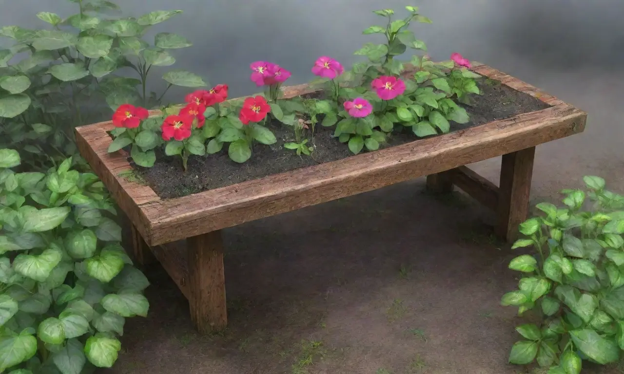 Un jardín vibrante y húmedo refleja el ciclo de vida y decadencia
