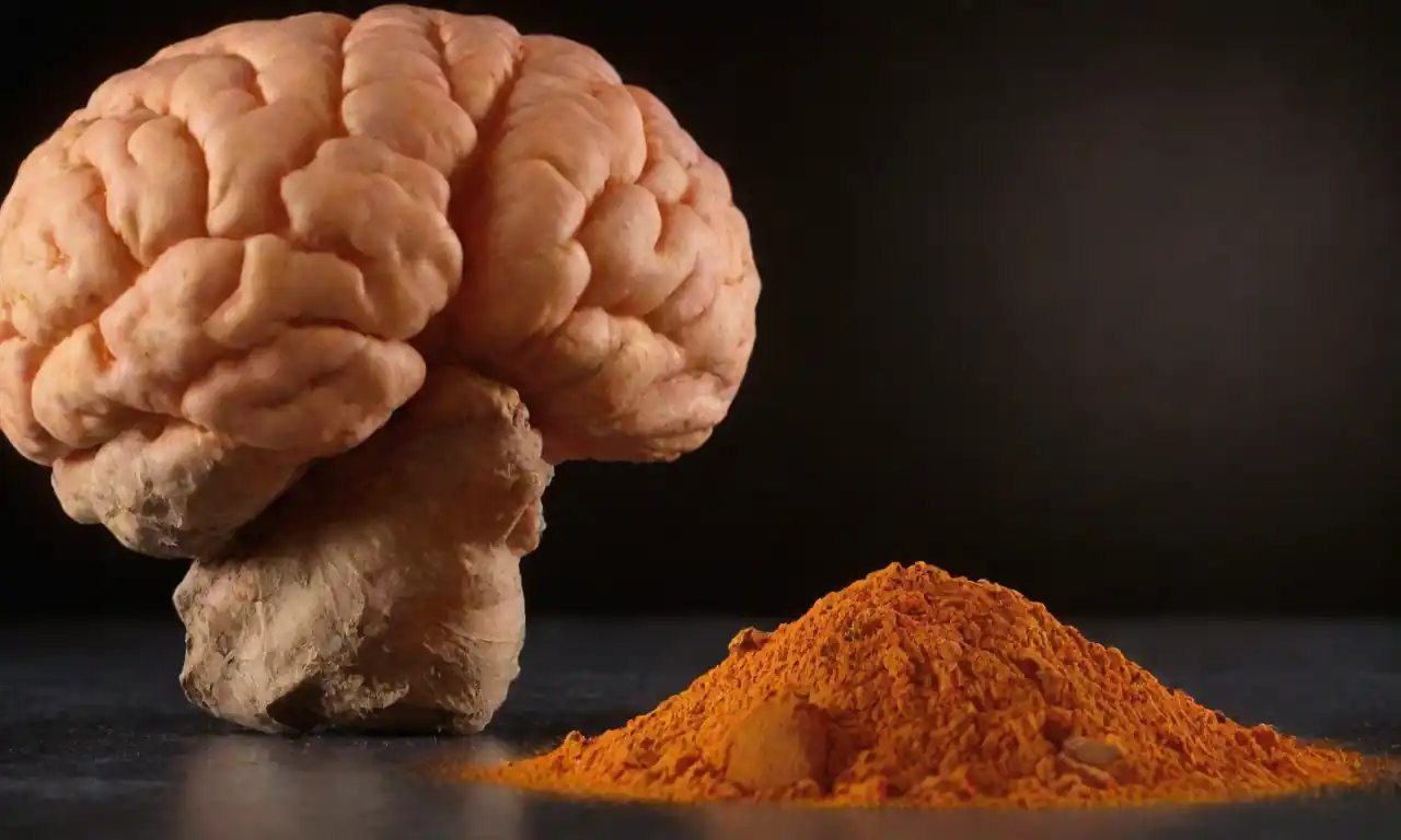 Las raíces y el polvo torméricos junto a un gráfico cerebral