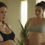 Planta Aloe vera con una mujer embarazada considerando su uso