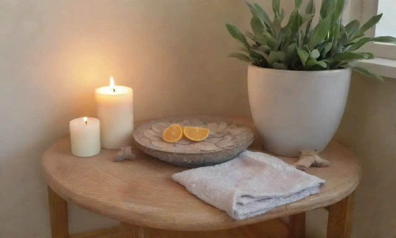 Un ambiente sereno y acogedor, lleno de colores suaves, aromas y elementos relajantes
