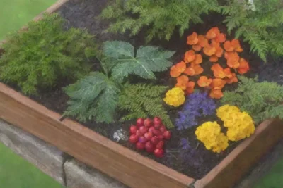 Un vibrante jardín lleno de vida y colores