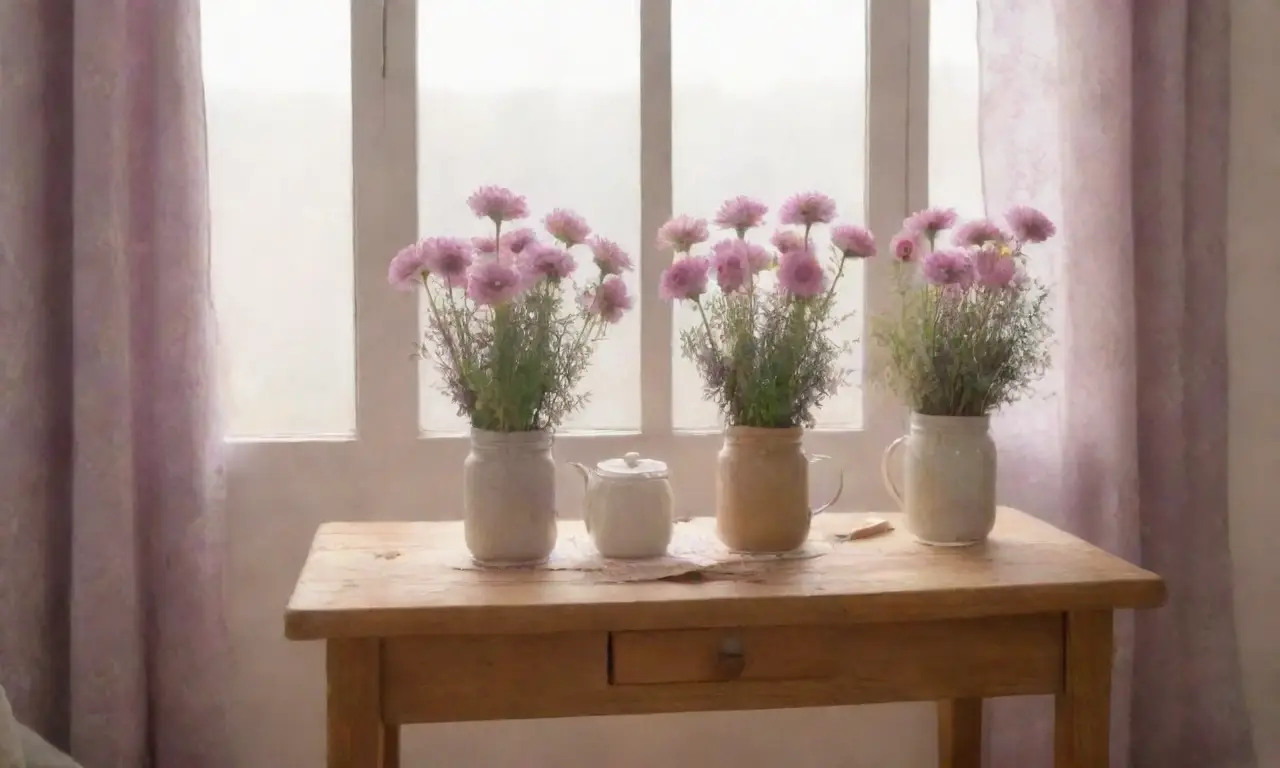 Un ambiente acogedor y relajante con flores