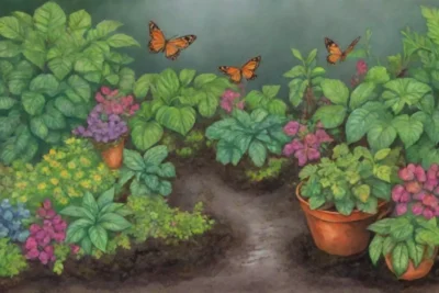 Un jardín vibrante y en decadencia