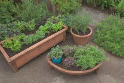 Un jardín vibrante con flores