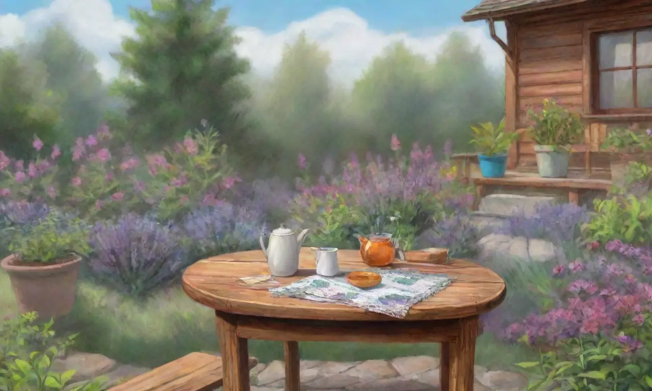 Un jardín vibrante y sereno