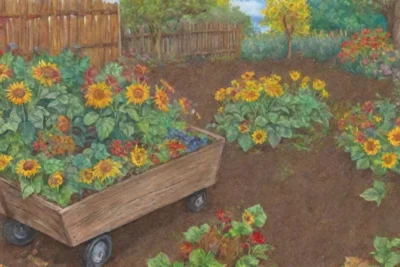 Un jardín vibrante en armonía con la naturaleza